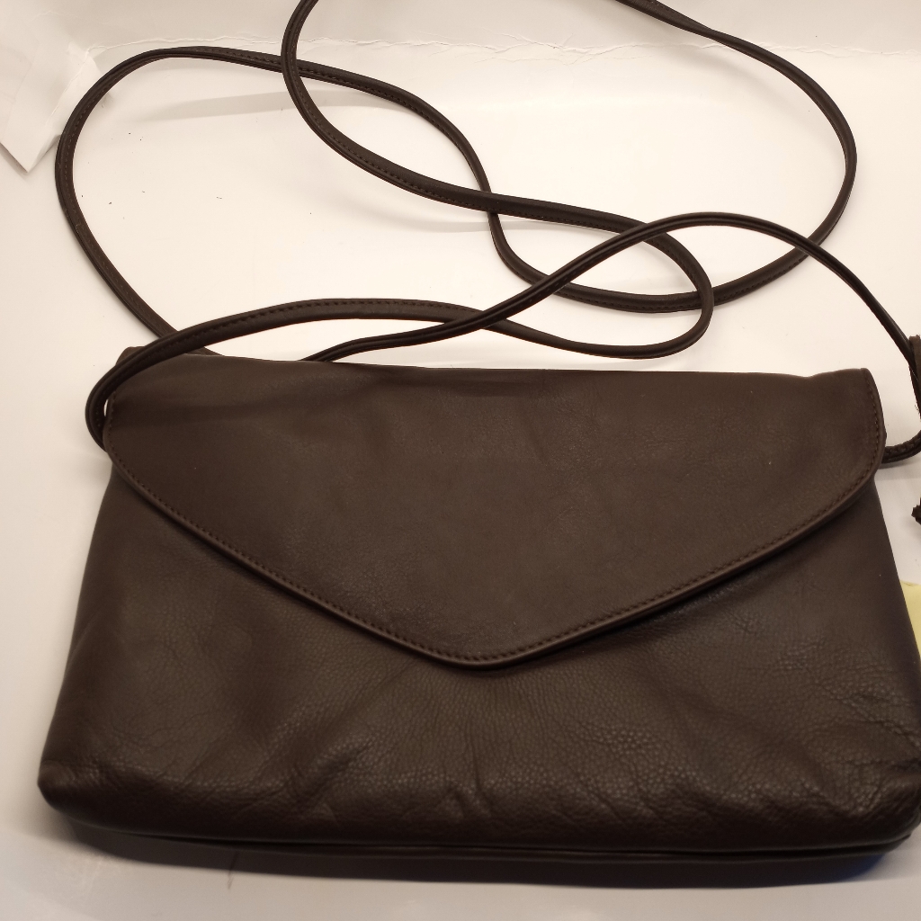 Ili Dark Brown Shoulder Crossover Bag